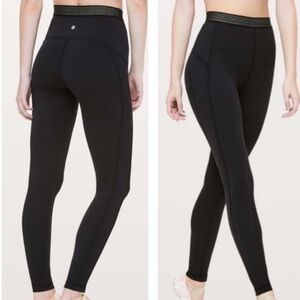 Lululemon Principal Dance Black Leggings- Minor flaw